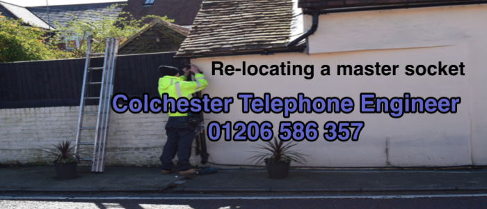 Colchester Telephone Engineer installing telephone cabling